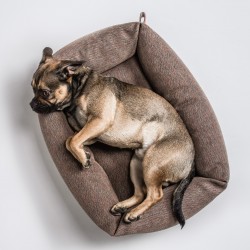 Cloud7 - Hundebett Sleepy - Herringbone Brown